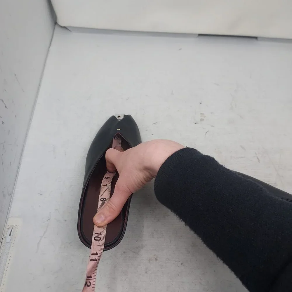 Khaite WOMENS Black Cloak Peep Toe Mule Sandal - Picture 7 of 10